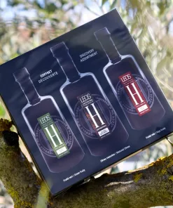 COFFRET-DÉCOUVERTE H DE LEOS – HUILES D’OLIVE (3x100 ML)