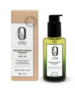 HUILE NETTOYANTE DÉMAQUILLANTE VISAGE - L’OLIVIER DE LEOS